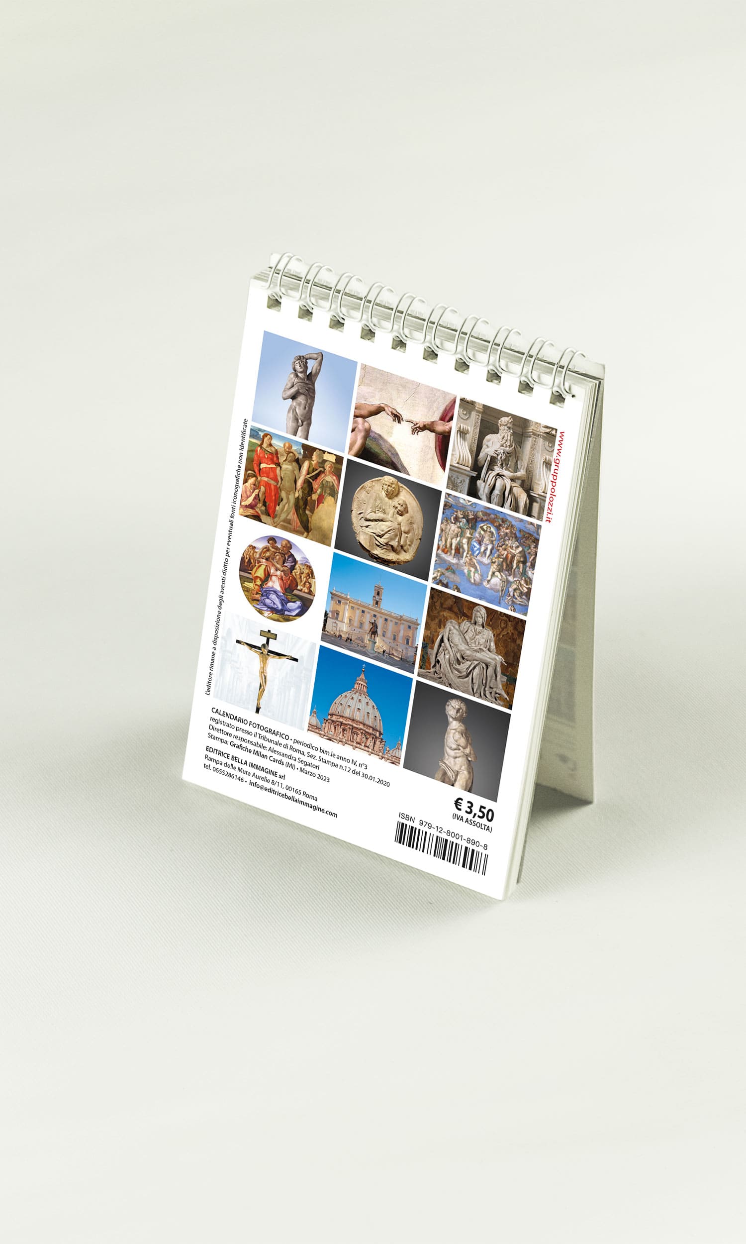 Calendario magnetico Michelangelo 9791280032324 - Gruppo Lozzi Editori