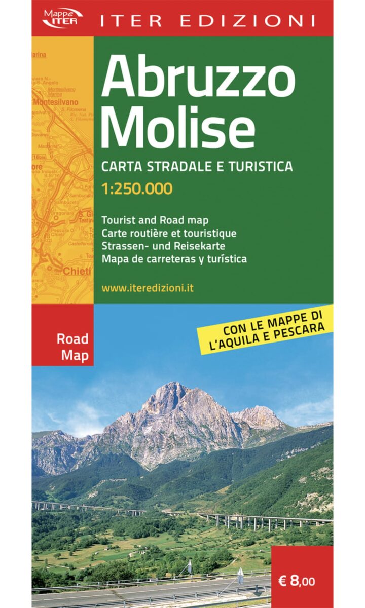 Mappa Abruzzo E Molise 9788881772148 Gruppo Lozzi Editori   Iter Edizioni Carta Stradale Abruzzo Molise 1500x2500 1 720x1200 